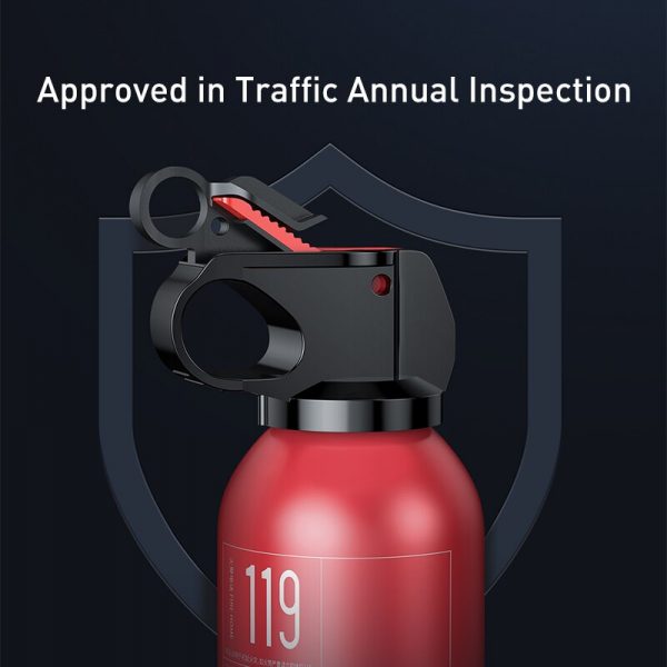 Baseus Car Fire Extinguisher 600ml with Holder Sticker Trunk Belts For Home Auto Styling Accessories