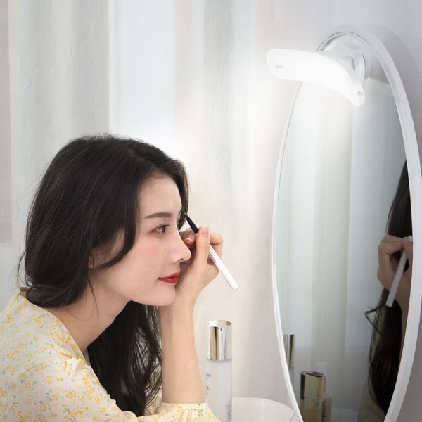 Baseus LED Mirror Light Dressing Table Makeup Light For Bathroom Adjustable Touch Make up Mirror Lamp Desk Wall Vanity Lights