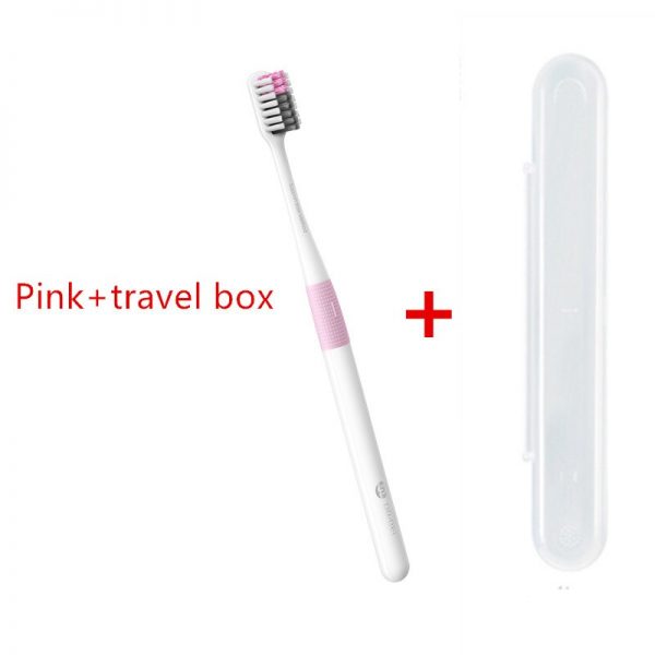 Original Youpin Doctor B Bass Method Tooth brush 4 Colors/set Include Travel Box DR.BEI Deep Cleaning Toothbrush