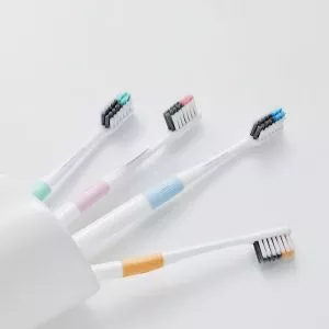 Original Youpin Doctor B Bass Method Tooth brush 4 Colors/set Include Travel Box DR.BEI Deep Cleaning Toothbrush