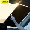 Baseus Car Sunshade Retractable Windshield Automatic sunshade curtain Car Front Window Foldable Windshield Sun Shade 58/64/CM