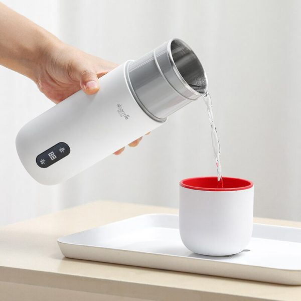 Xiaomi Mijia Deerma DEM-DR035 bottle water 350ML Portable Electric Water Cup Touch Control Drinkware Thermos Smart water Kettle