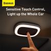 Baseus Touch Senor Led Night Light Car Roof Light Ceiling Magnet Lamp Automobile Car Interior Reading Light Home USB Charging