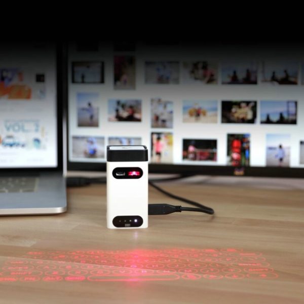 Latest Laser Keyboard Virtual Bluetooth Projection with Mouse/Power Bank Function for Android IOS Smart Phone PC