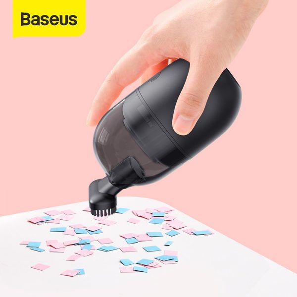 Baseus C2 Vacuum Cleaner Handheld Desktop Mini Vacuum Cleaner Protable Cleaner For PC Laptop Keyboard School Classroom Office