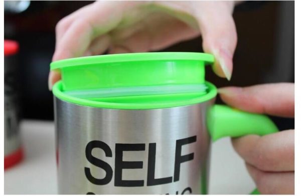 5 Colors Lazy Tazas Self Stirring Mug Coffee Cup Smart Stainless Steel Mugs Copos Inox Tea 4
