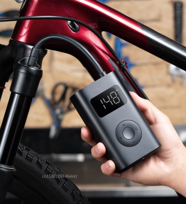 Xiaomi Mijia Electric Inflator Portable Air Pump 1s Mini LED Smart Digital Pressure Sensor for Bike 3