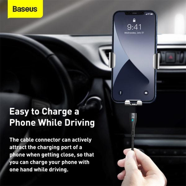 Baseus 20W USB C Magnetic Cable for iPhone 12 Pro Max X Fast Charging Cable for 2