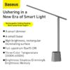 Baseus LED Desk Lamp Smart Adaptive Brightness Eye Protect Study Office Foldable Table Lamp Dimmable Bedside 5