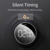 Baseus LED Digital Kitchen Timer For Cooking Shower Study Stopwatch Alarm Clock Magnetic Electronic Cooking Countdown 3