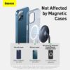 Baseus Magnetic Wireless Charger For iPhone 12 13 Pro Max Desktop Phone Stand Wireless Charger For 2
