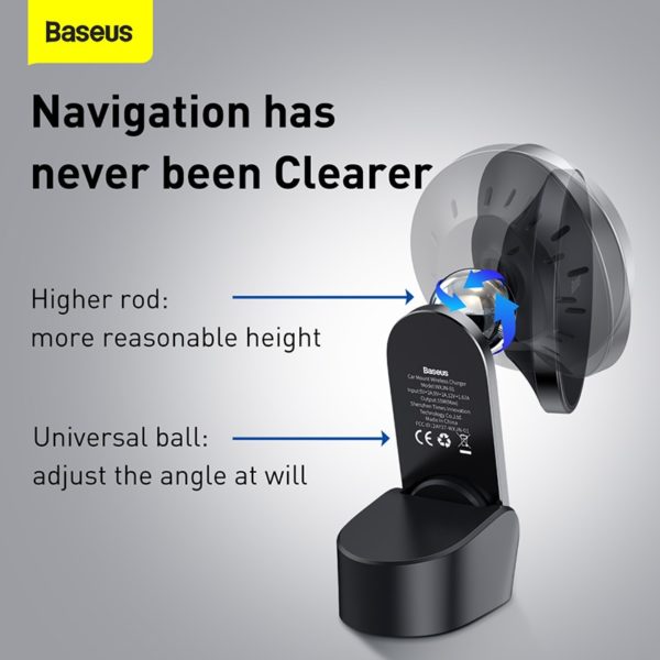Baseus Magnetic Wireless Charger For iphone 12 Pro Max Car Holder Fast Wireless Charging Quick Charger 1