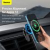 Baseus Magnetic Wireless Charger For iphone 12 Pro Max Car Holder Fast Wireless Charging Quick Charger 2