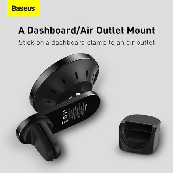 Baseus Magnetic Wireless Charger For iphone 12 Pro Max Car Holder Fast Wireless Charging Quick Charger 4