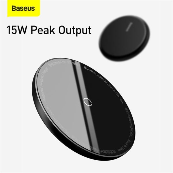 Baseus Mini Magnetic Wireless Charger 15W Qi PD Quick Charging Pad For iPhone 13 12 Pro 4