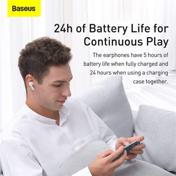 Baseus TWS ANC Wireless Bluetooth 5 1 Earphone S1 S1Pro Active Noise Cancelling Hi Fi Headphones 2