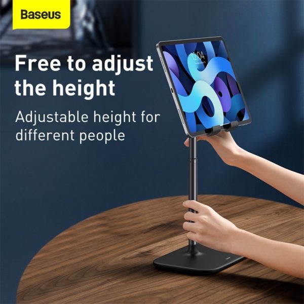 Baseus Tablet Desk Stand Black Desktop Phone Holder For Tablet Pad Desktop Holder Stand For iPad 2