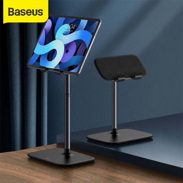 Baseus Tablet Desk Stand Black Desktop Phone Holder For Tablet Pad Desktop Holder Stand For iPad