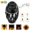 Bluetooth Speaker Portable LED Flame Light Speaker Wireless Loudspeaker Outdoor Player with LED Flame Torch Light 3