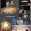 Diamond Table Lamp USB Rechargeable Acrylic Decoration Desk Lamps Bedroom Bedside Bar Crystal Lighting Fixtures Gift 4