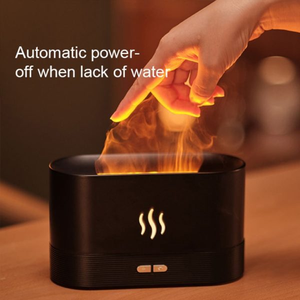 Kinscoter Aroma Diffuser Air Humidifier Ultrasonic Cool Mist Maker Fogger Led Essential Oil Flame Lamp Difusor 1