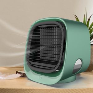 Air Cooler Fan Mini Desktop Air Conditioner with Night Light Mini USB Water Cooling Fan Humidifier