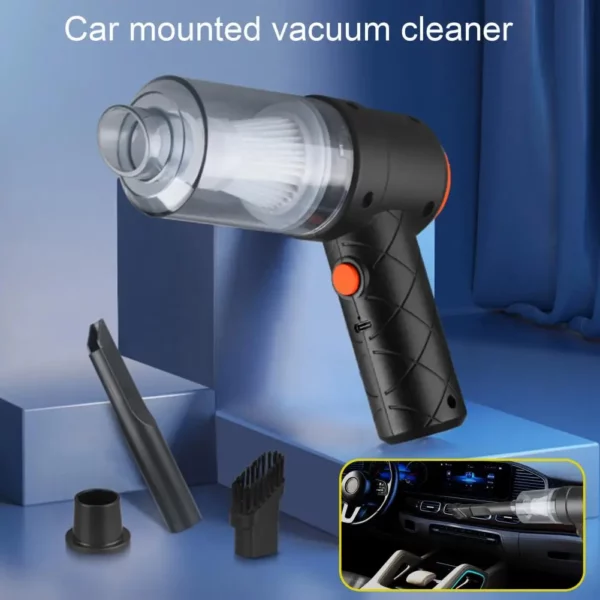 Mini Vacuum Cleaner Stable Rechargeable Compact Cordless Handy Car Vacuum Cleaner Household Supplies