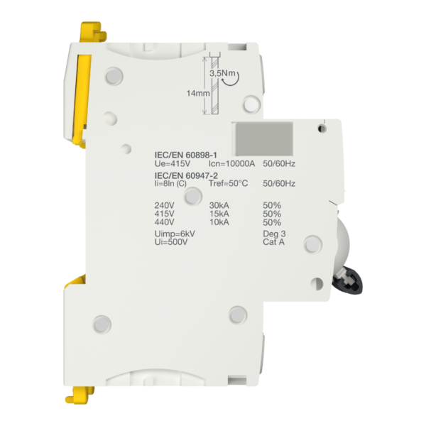 Schneider Acti9 iC60H 3P 32A C Miniature Circuit breaker - Image 6