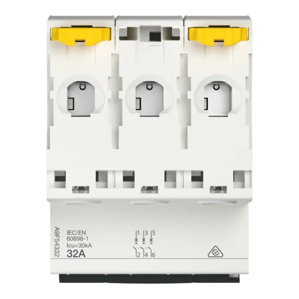 Schneider Acti9 iC60H 3P 32A C Miniature Circuit breaker - Image 4