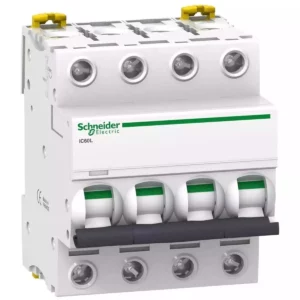 Schneider IC60L - miniature circuit breaker - 4P - 63A - C curve