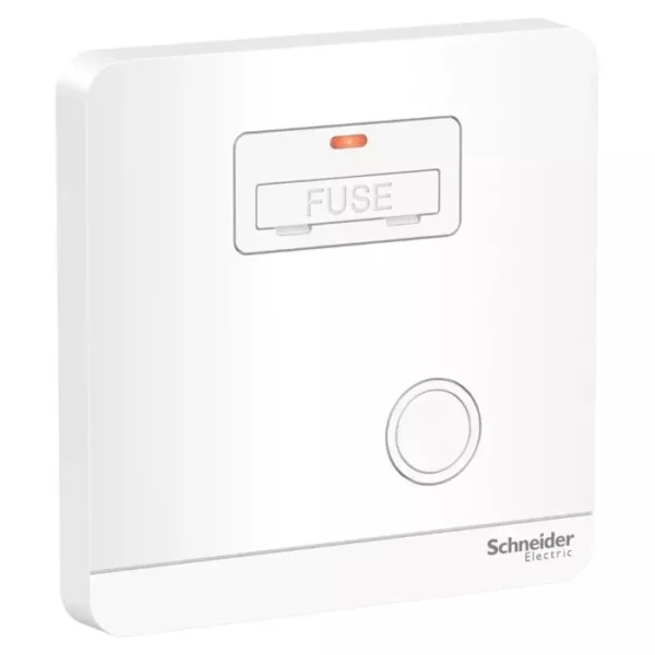Schneider AvatarOn, fuse connection, 13A, 250V, neon, White E8330FSGN_WE
