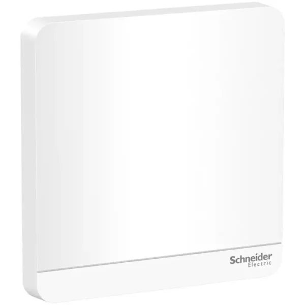 Schneider AvatarOn, blank plate, 1 gang, White E8330X_WE