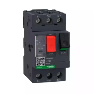 Schneider Motor circuit breaker, TeSys GV2, 3P, 13-18 A, thermal magnetic, screw clamp terminals