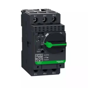 Motor circuit breaker, TeSys GV2, 3P, 0.4-0.63 A, thermal magnetic, screw clamp terminals