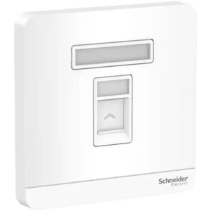Schneider AvatarOn, telephone socket, White E8331RJS4_WE