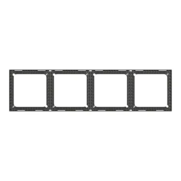 Schneider Multi Surround, AvatarOn C, 4 gang, dark grey E8731_46_DG - Image 2