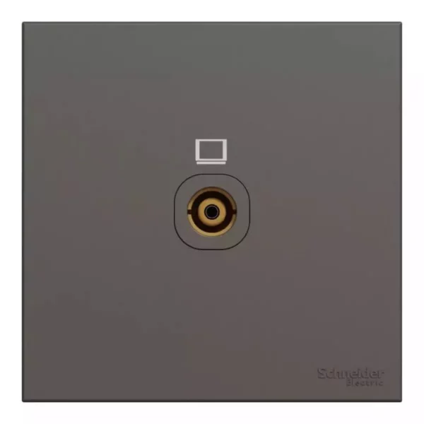 Schneider 1G TV socket, 75OHM, THROUGH-CNN DG E8731TV_DG - Image 3