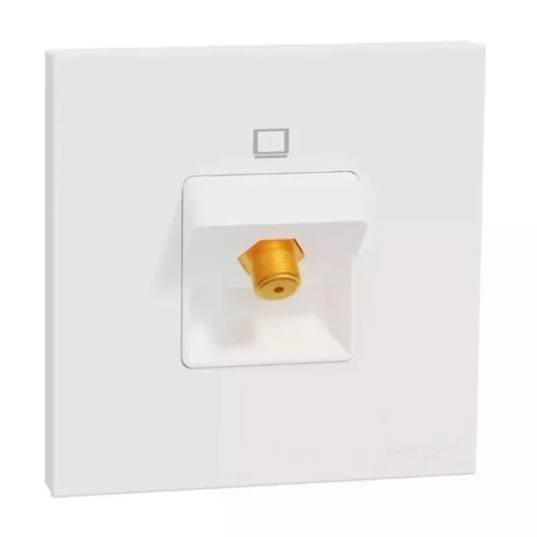 Schneider 1G CATV socket ,45 DEGREE , F CNN WE E8731TVF_WE