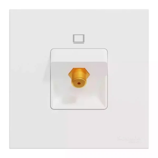 Schneider 1G CATV socket ,45 DEGREE , F CNN WE E8731TVF_WE - Image 3