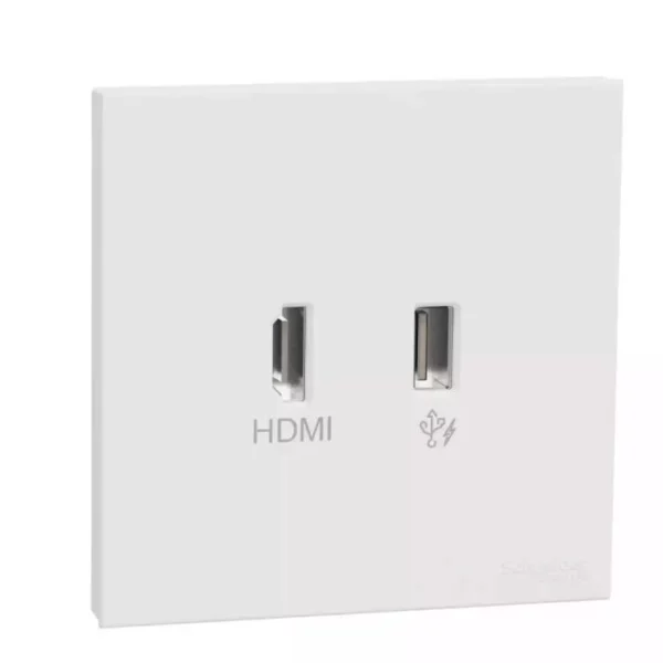 Schneider  HDMI + USB socket WE E8732HDUSB_WE