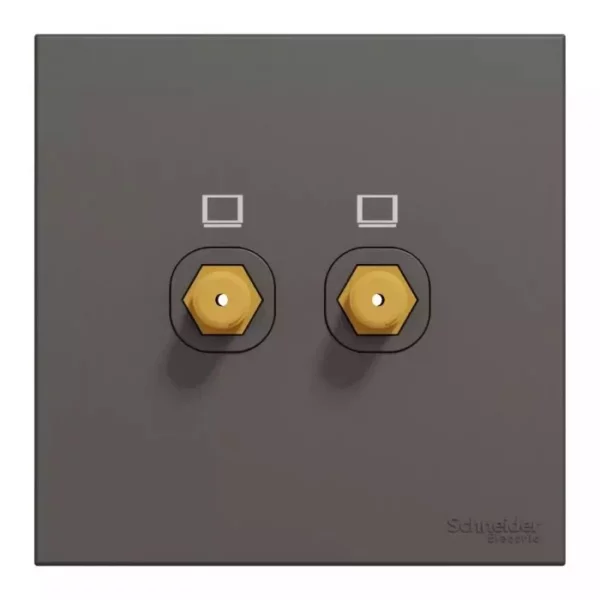 Schneider 2G TV socket + F CNN DG E8732TVF_DG - Image 3