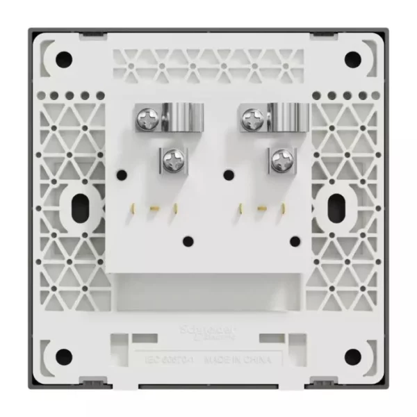 Schneider TV Master/FM socket, AvatarOn C, 2 gangs, dark grey E8732TVFMM_DG - Image 2