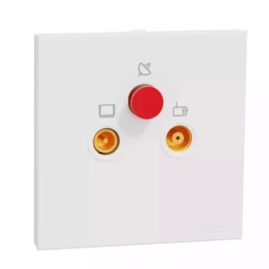 Schneider SMAT TV, FM, F socket WE E8733SMATV_WE