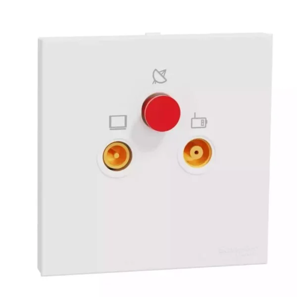 Schneider SMAT TV, FM, F socket WE E8733SMATV_WE