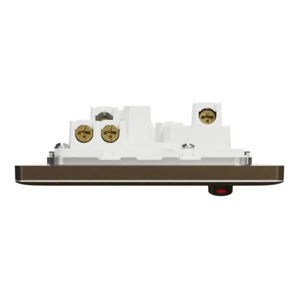 Schneider Switched socket, Unica X, 13A, 250V, 1 gang, with LED, Antique Bronze ,NUX15N_AB - Image 6