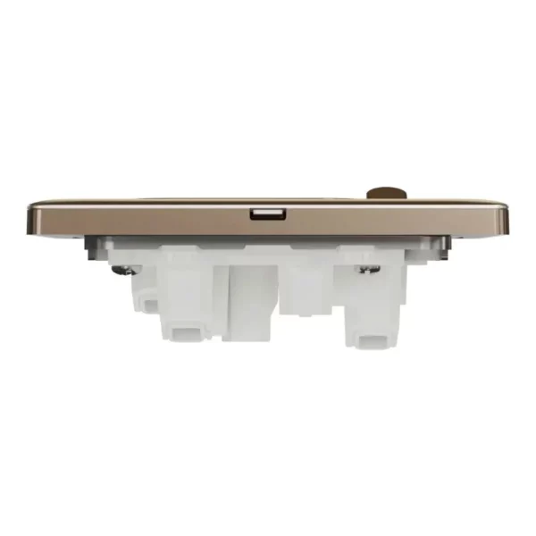 Schneider Switched socket, Unica X, 13A, 250V, 1 gang, Dark Bronze ,NUX15_DB - Image 7