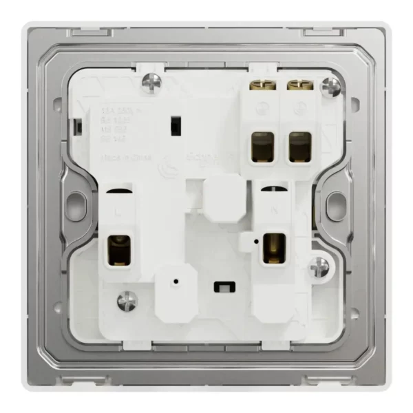 Schneider Switched socket, Unica X, 13A, 250V, 1 gang, Dark Grey ,NUX15_DG - Image 3