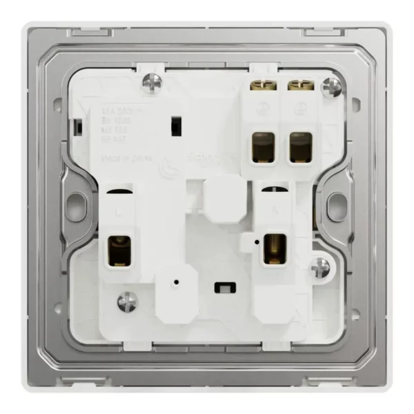 Schneider Switched socket, Unica X, 13A, 250V, 1 gang,Jet Black ,NUX15_JB - Image 3