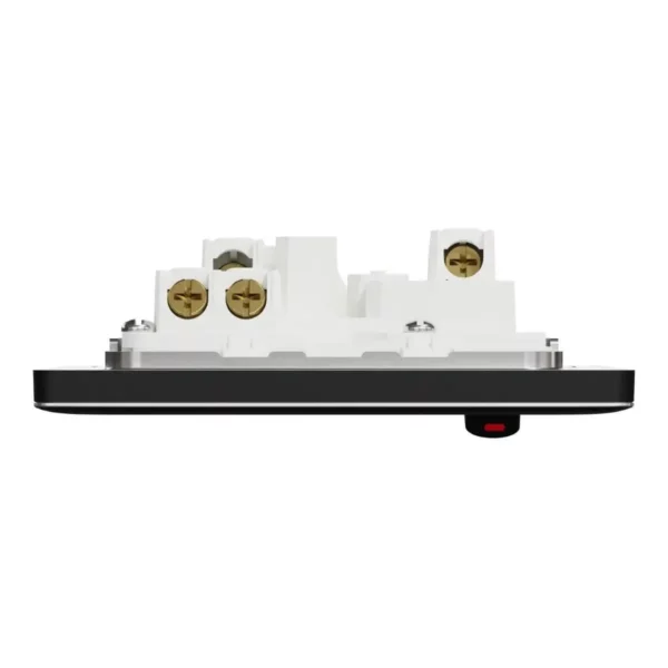Schneider Switched socket, Unica X, 13A, 250V, 1 gang,Jet Black ,NUX15_JB - Image 6