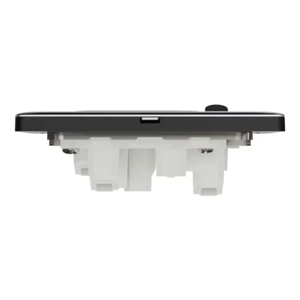 Schneider Switched socket, Unica X, 13A, 250V, 1 gang,Jet Black ,NUX15_JB - Image 7